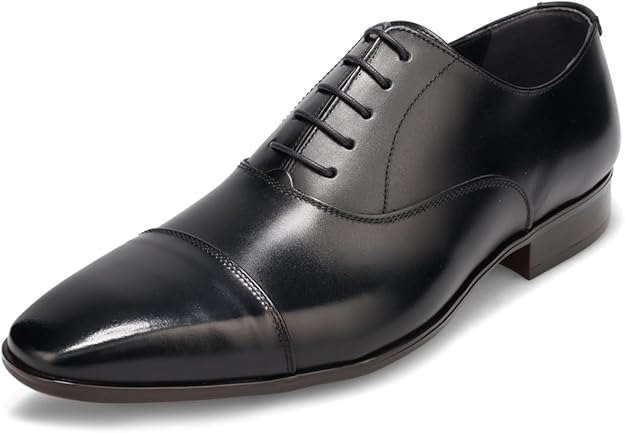 queen classico 黒 レザー ストレートチップ ビジネスシューズ クインクラシコ ストレートチップ キャップトゥ 日本製